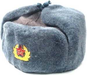 Soviet soldier Ushanka winter hat