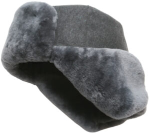 Army officer of the Russian Federation mouton ushanka hat. Current issue.